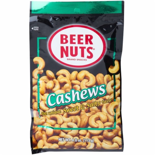 Beer Nuts Cashew, 4 Ounce - 12 per pack -- 48 packs per case. Perspective: front