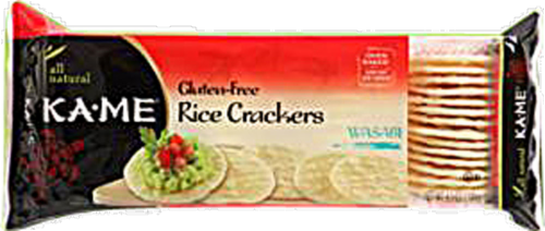 Ka-Me Wasabi Rice Crunch Crackers Perspective: front