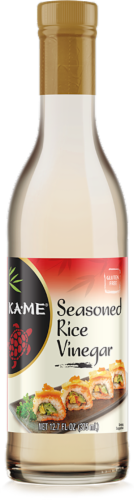 Ka-Me® Seasoned Rice Vinegar Perspective: front