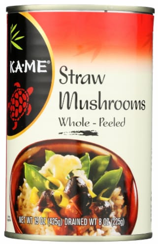 Straw mushrooms - tinned Nutrition Facts