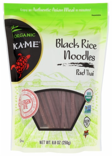 Ka-Me® Organic Pad Thai Black Rice Noodles Perspective: front