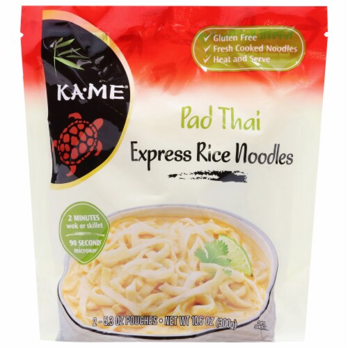 Ka-Me Pad Thai Express Rice Noodles Perspective: front