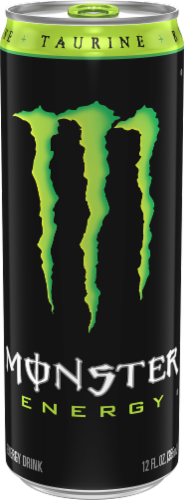 Monster Taurine + Ginseng Energy Drink Perspective: front