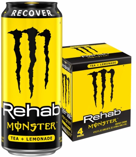 Monster® Rehab Energy Drink Multipack Cans Perspective: front