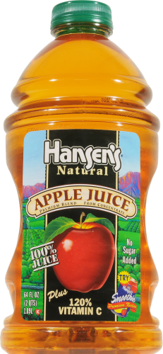 Hansen's Apple Juice Perspective: front