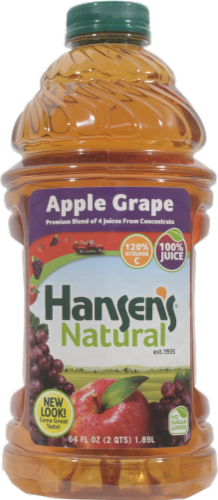 Hansen's Apple Grape Juice Perspective: front