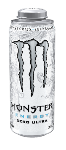 Monster Zero Ultra Energy Drink Perspective: front
