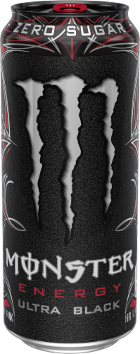 Monster® Energy Ultra Zero Black Perspective: front