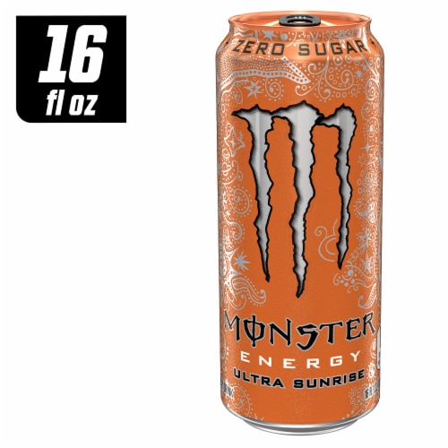 Monster® Zero Sugar Ultra Sunrise Energy Drink Can, 16 fl oz - City Market