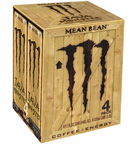 Java Monster® Mean Bean Coffee Energy Drink Multipack Cans Perspective: front