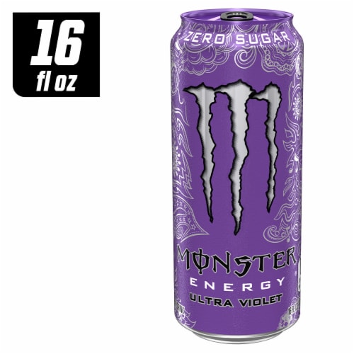 Monster® Zero Sugar Ultra Violet Energy Drink Can, 16 fl oz - Jay C Food  Stores