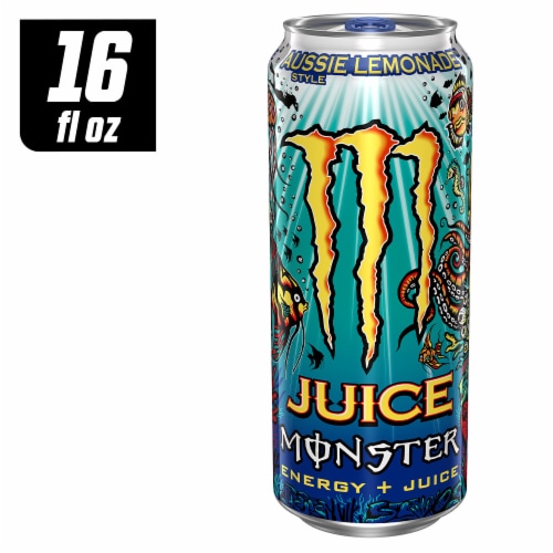 Monster Juice Aussie Style Lemonade Energy Drink, 16 fl oz - Jay C Food  Stores