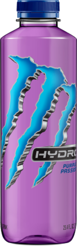 Monster Hydro Purple Passion Energy Drink Perspective: front
