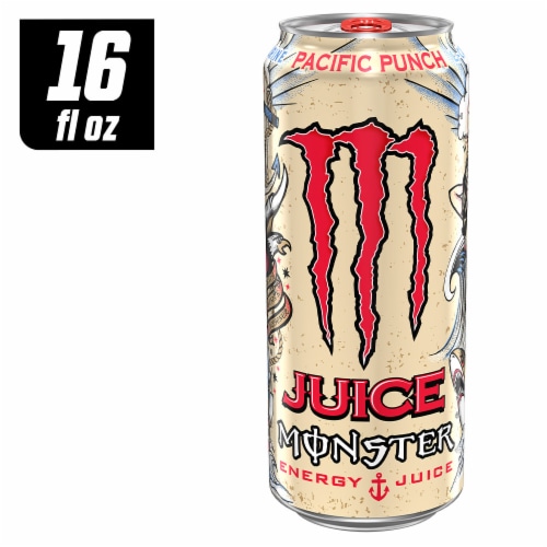Monster® Pacific Punch Energy Drink Can Perspective: front
