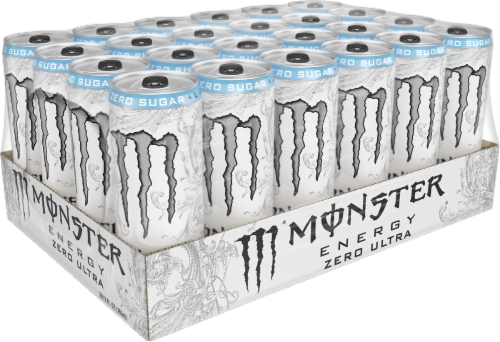 Monster Energy® Zero Ultra Zero Sugar Energy Drink Perspective: front