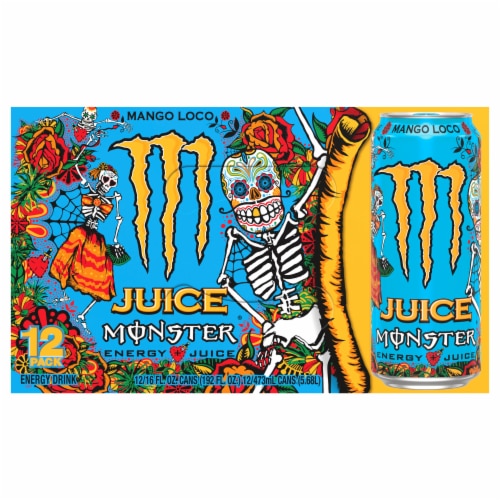 Monster® Juice Mango Loco Energy Juice Perspective: front