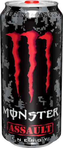 Monster Energy® Assault Drink Perspective: front