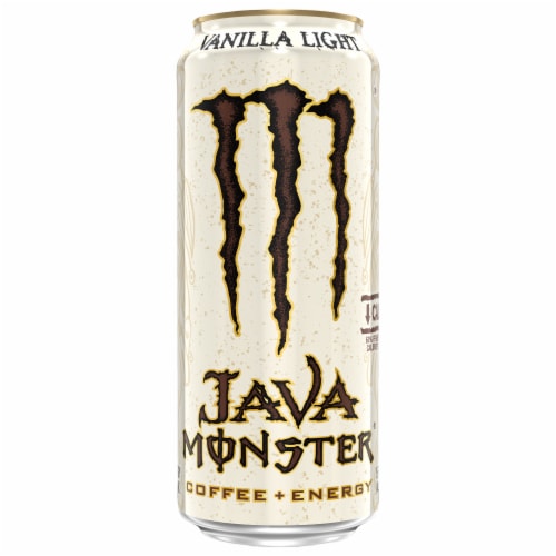 Java Monster Vanilla Light Coffee and Energy Drink Perspective: front