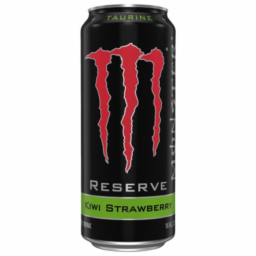 Monster Reserve Kiwi Strawberry Energy Drink Perspective: front