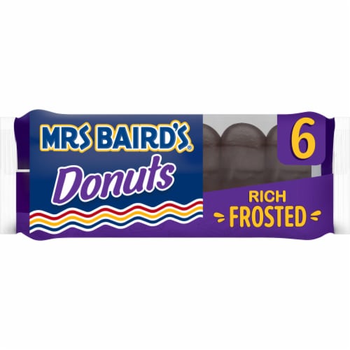 Mrs Baird's Rich Frosted Mini Donuts Perspective: front