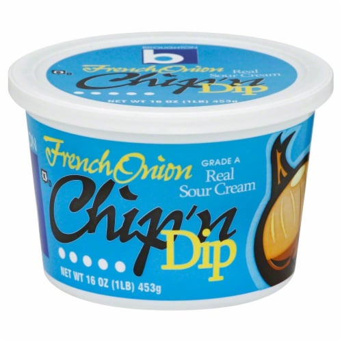 Broguiere's Dairy French Onion Chip'n Dip Perspective: front
