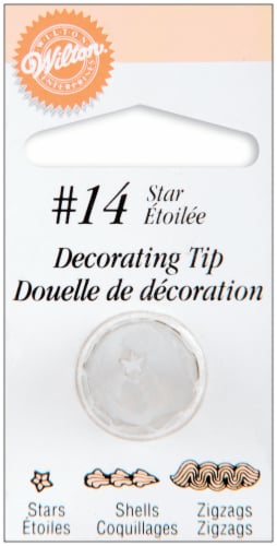 Decorating Tip-#14 Star Perspective: front