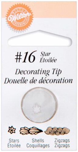 Decorating Tip-#16 Star Perspective: front