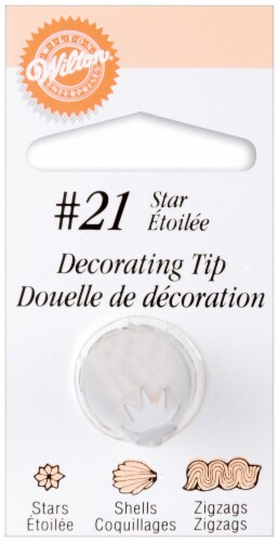 Decorating Tip-#21 Star Perspective: front