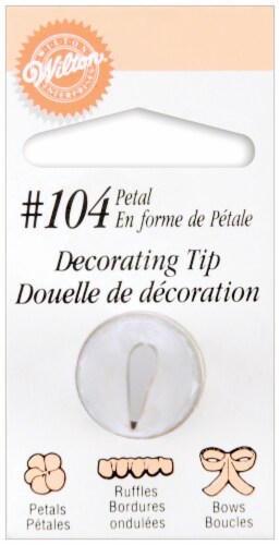Decorating Tip-#104 Petal Perspective: front