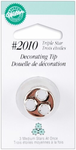 Decorating Tip-#2010 Triple Star Perspective: front