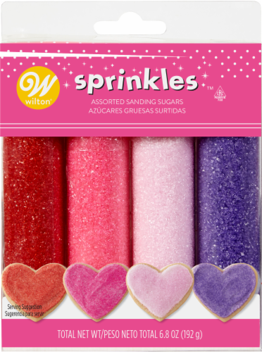 Wilton Sanding Sugar Sprinkles - Assorted Perspective: front