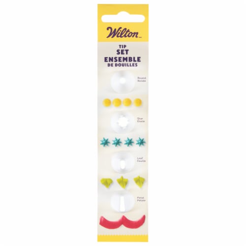 Wilton® Icing Tip Set Perspective: front