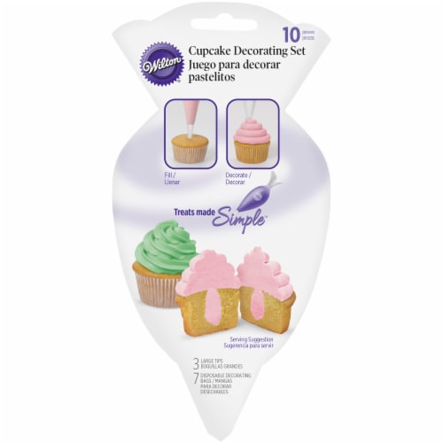Wilton® Cupcake Decorating Set 10 Piece Perspective: front