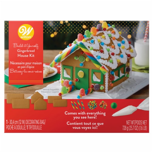 Wilton Build it Yourself Gingerbread House Kit Perspective: front