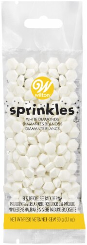 Sprinkles Pouch-White Diamonds Perspective: front