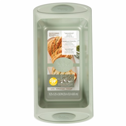 Wilton Enterprises Olive Oil-Infused Baking Loaf Pan Perspective: front