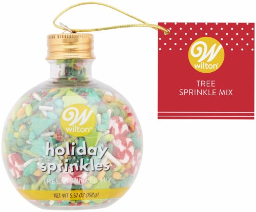 Sprinkle Mix-Christmas Tree Ornament Perspective: front