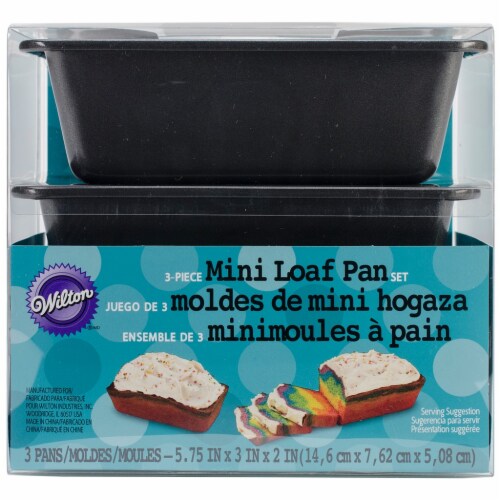 Silicone Mini Loaf Pans, Set of 3, 3 - Fry's Food Stores