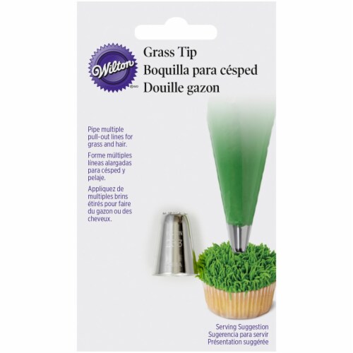 Decorating Tip-Grass Perspective: front