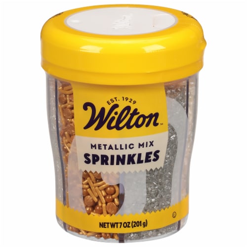 Wilton® Metallic Sprinkles™ Perspective: front