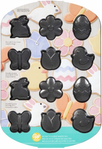 Cookie Mold-Spring, 12 Cavity Perspective: front