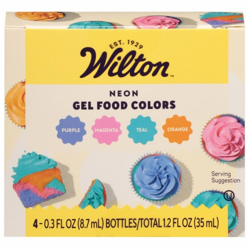 Wilton® Gel Food Color Set Perspective: front