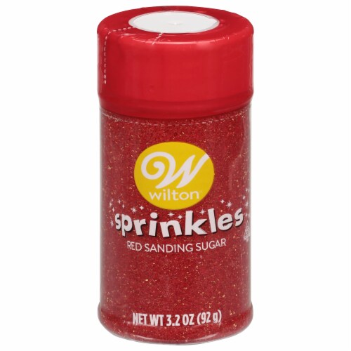 Wilton® Sprinkles Red Sanding Sugar Perspective: front