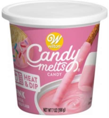 Wilton Candy Melts Pink Micorowavable Icing Perspective: front
