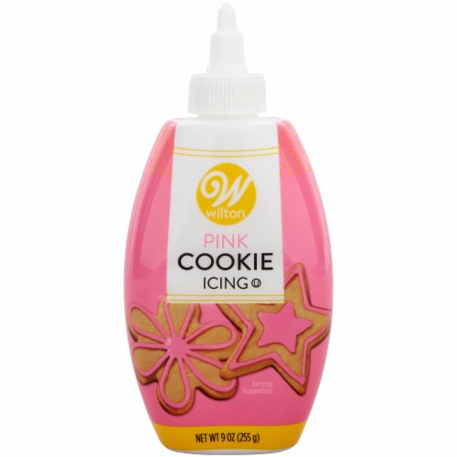 Wilton Pink Cookie Icing Perspective: front