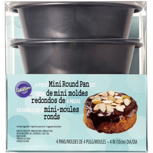 Wilton® Round Mini Nonstick Cake Pan Set, 4 in / 4 pk - Pick 'n Save