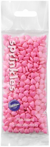 Sprinkles Pouch-Pink Heart Perspective: front