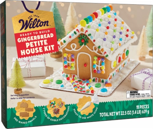 Wilton™ Gingerbread Petite House Kit Perspective: front