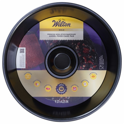 Wilton™ Gold Non-Stick Angel Food Pan Perspective: front