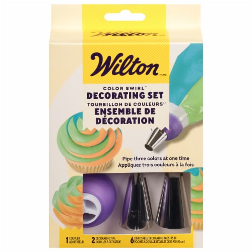 Wilton Color Swirl Decorating Set Perspective: front